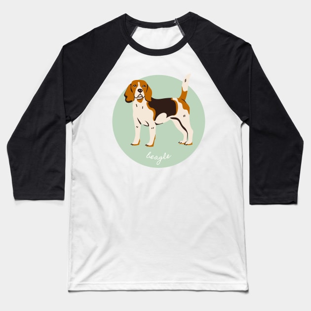 Beagle Lover Gift Dog Breed Pet Lover Puppy Baseball T-Shirt by PoliticalBabes